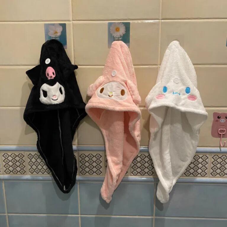Sanrio Character-Themed Hair Towels