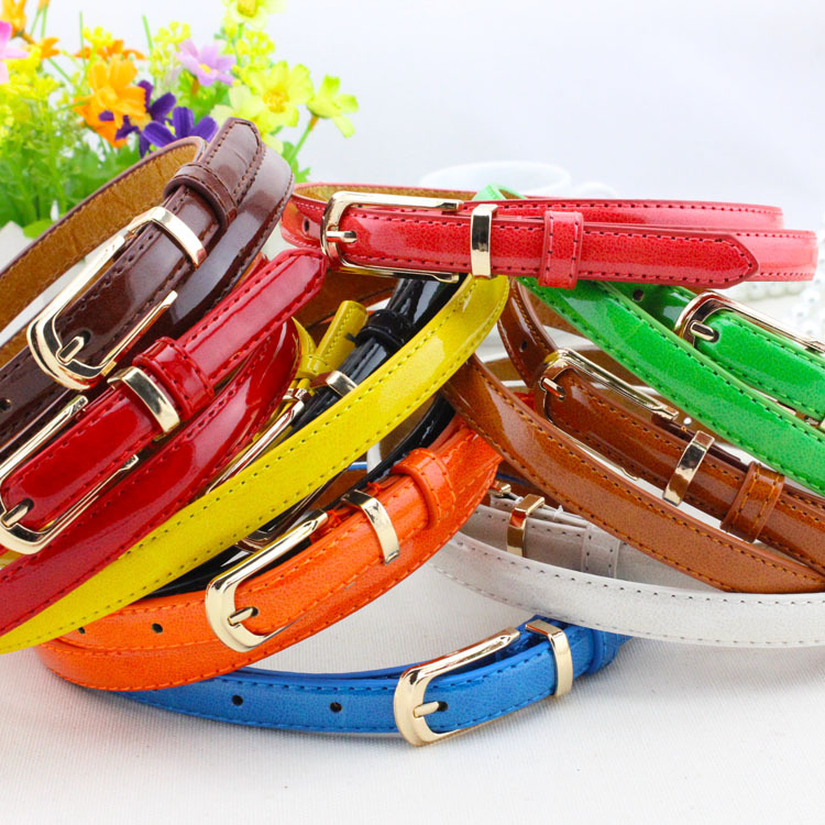 Colorful Skinny Belts