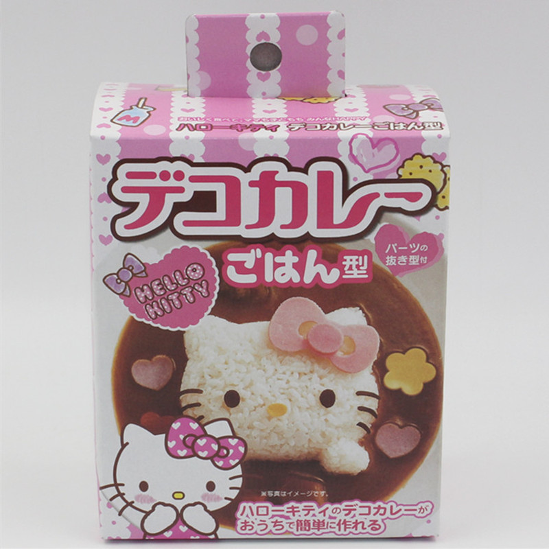 Hello Kitty Curry Rice Mold Set