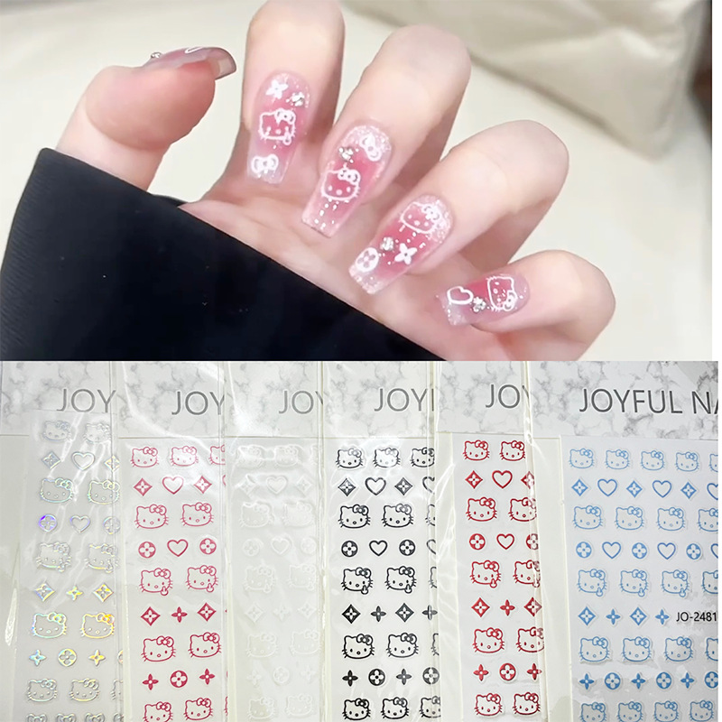 Hello Kitty Nail Art Stickers