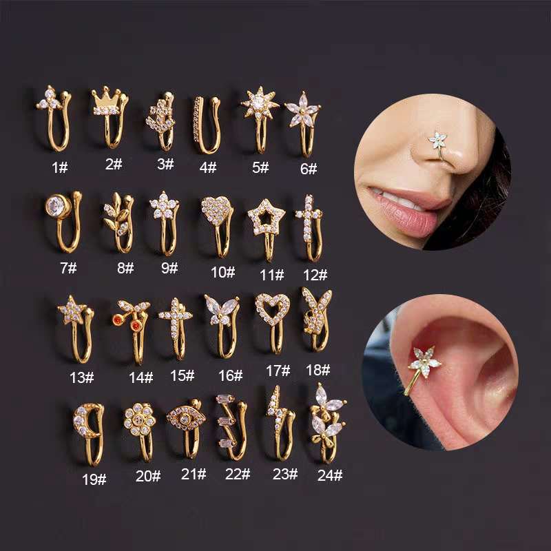 Delicate Ear and Nose Cuffs